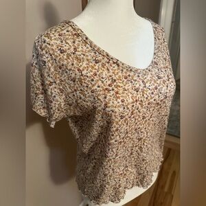 Olivia Rae Floral Short Sleeve Top